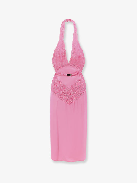 Silk Satin Midi Dress