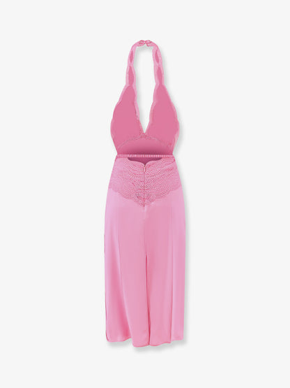 Silk Satin Midi Dress thumbnail