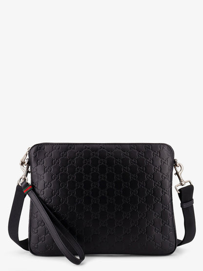 Leather GG Emblem crossbody bag with embossed GG motif thumbnail