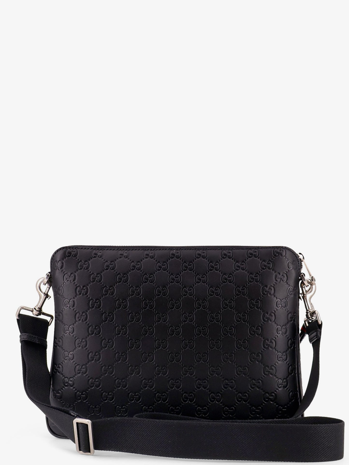 Leather GG Emblem crossbody bag with embossed GG motif