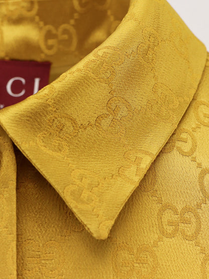 GG satin Chemisier Dress thumbnail