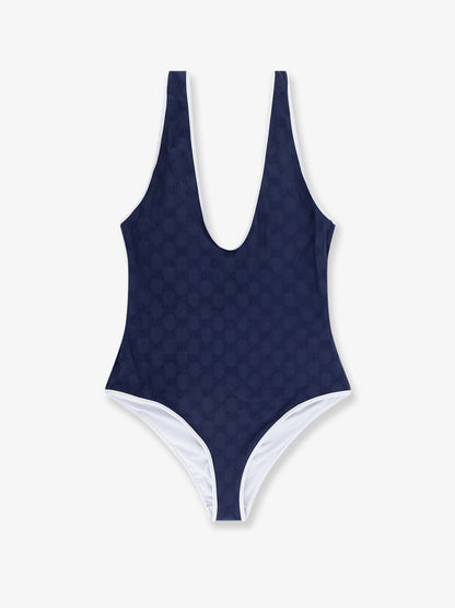 One-piece swimwear with GG motif thumbnail