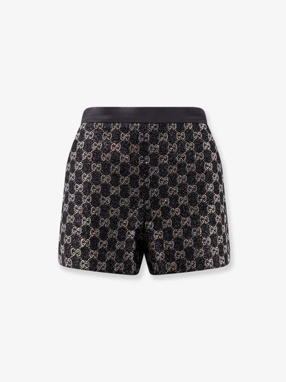 Lightweight Lamé Wool Tweed Shorts thumbnail