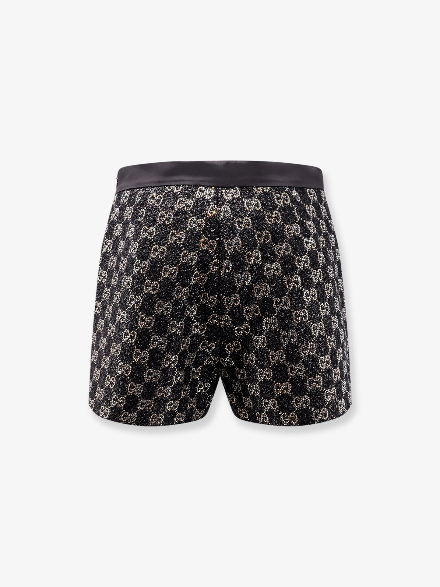 Lightweight Lamé Wool Tweed Shorts