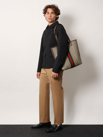 Cotton trousers with Web detail thumbnail