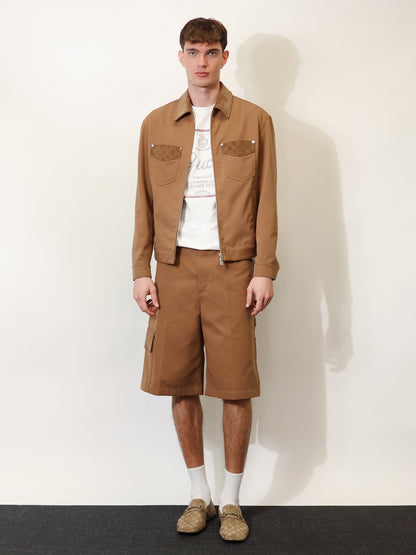 Canvas Jacket with GG details thumbnail