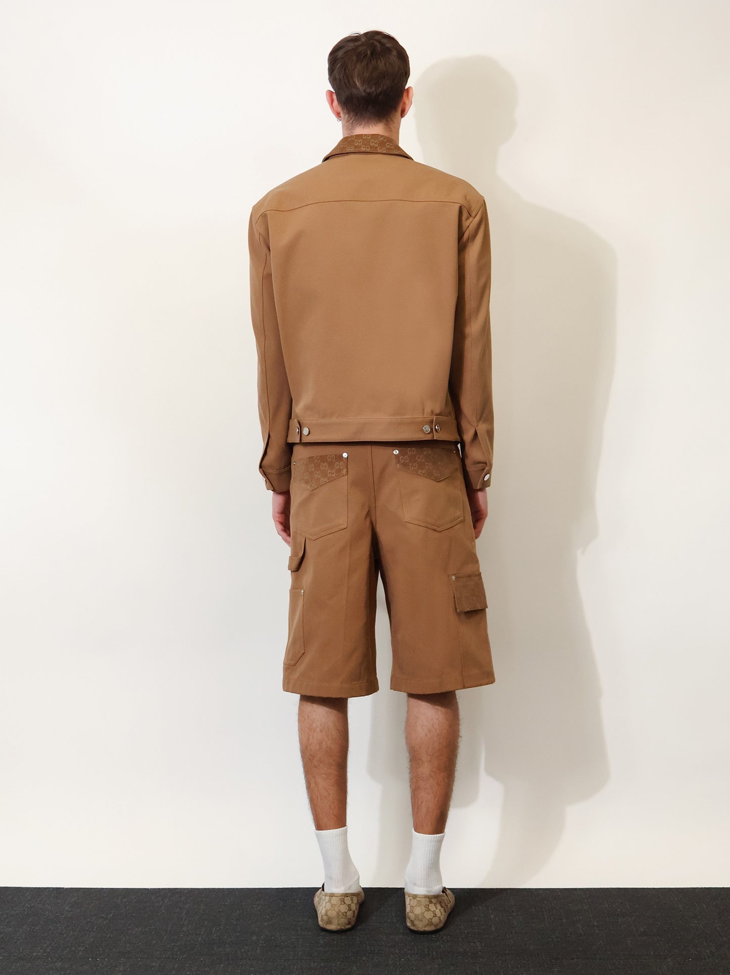 Canvas Jacket with GG details