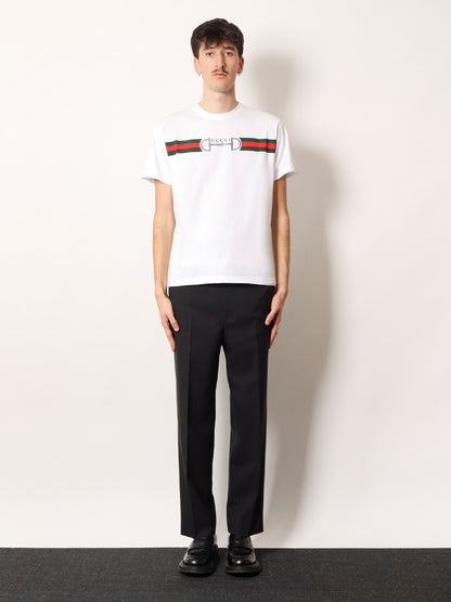 Cotton t-shirt with frontal Web Band thumbnail