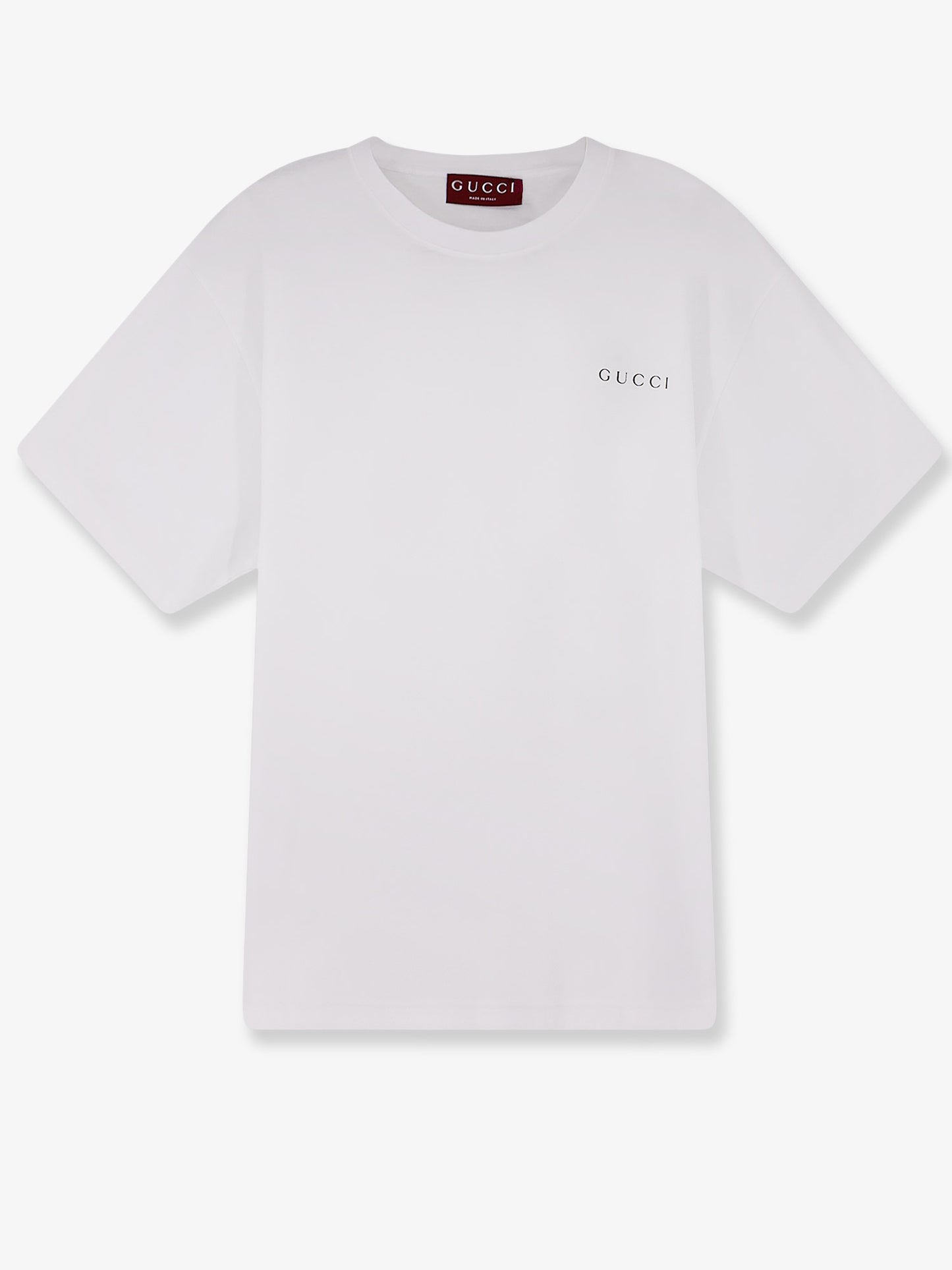 Cotton T-shirt with lettering logo on the front