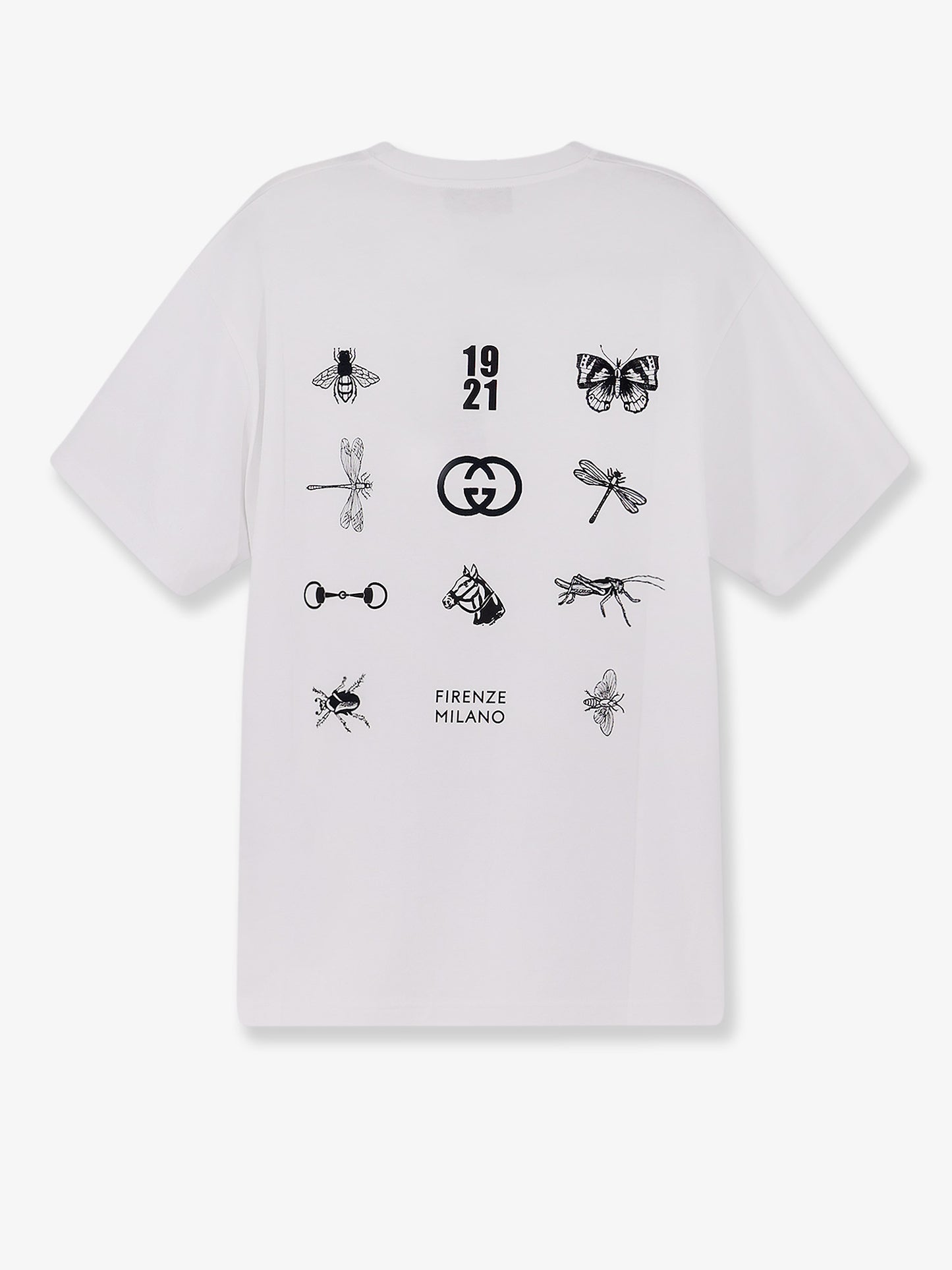 Cotton T-shirt with lettering logo on the front