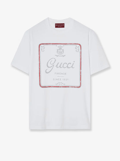 Cotton T-shirt with Gucci Firenze 1921 print thumbnail