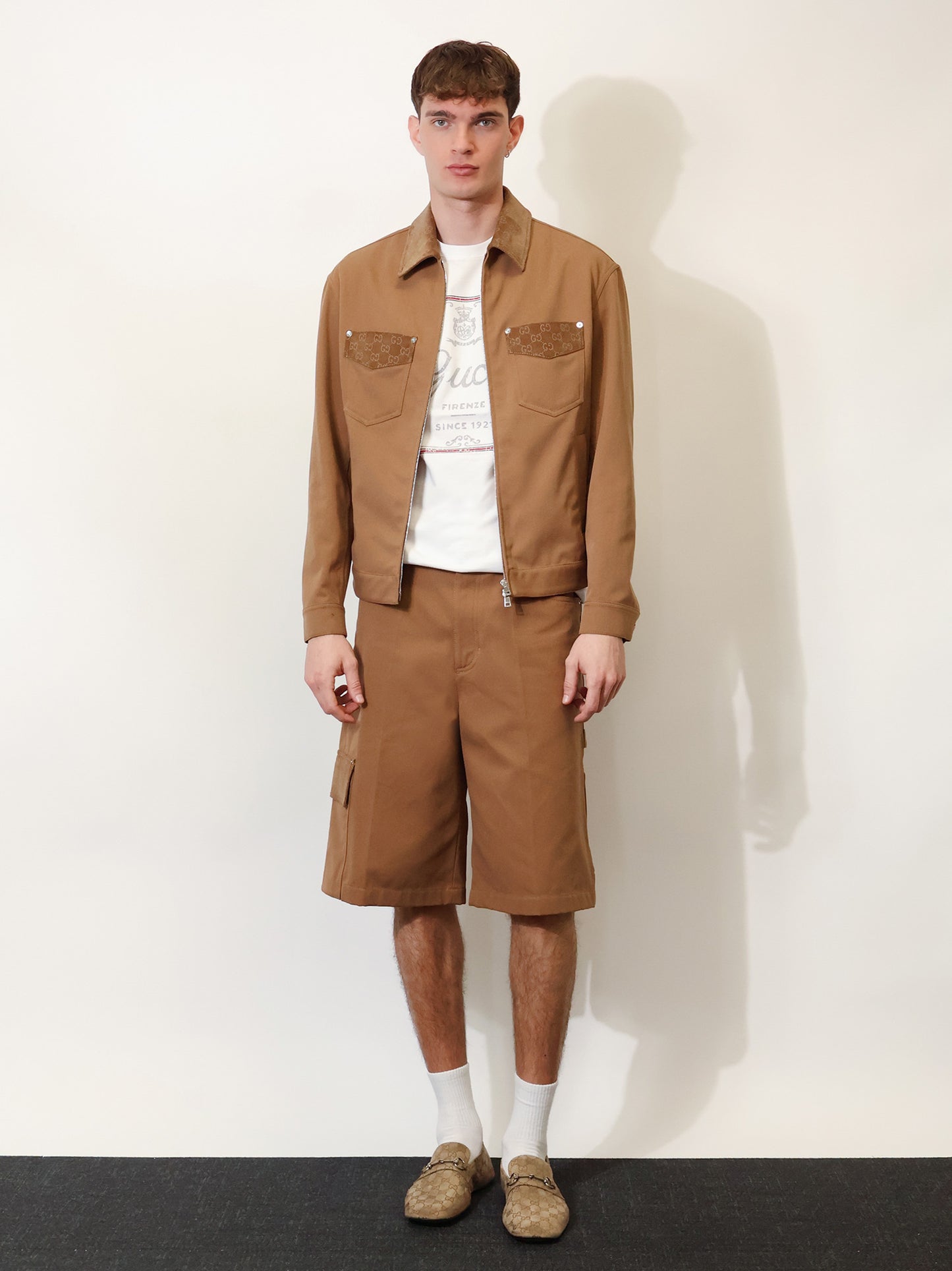 Cotton T-shirt with Gucci Firenze 1921 print