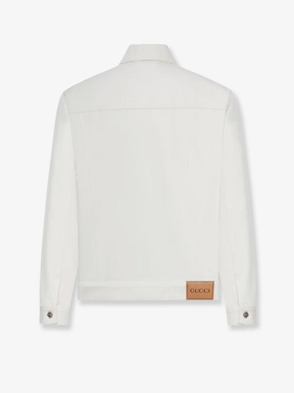 White denim jacket thumbnail