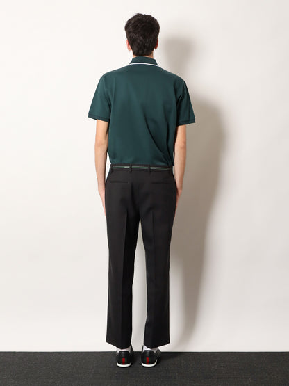 Wool trousers with Gucci detail thumbnail