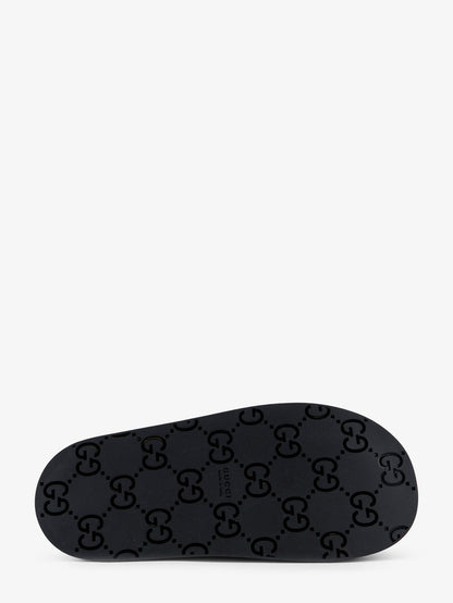 Suede sandals with all-over GG motif thumbnail