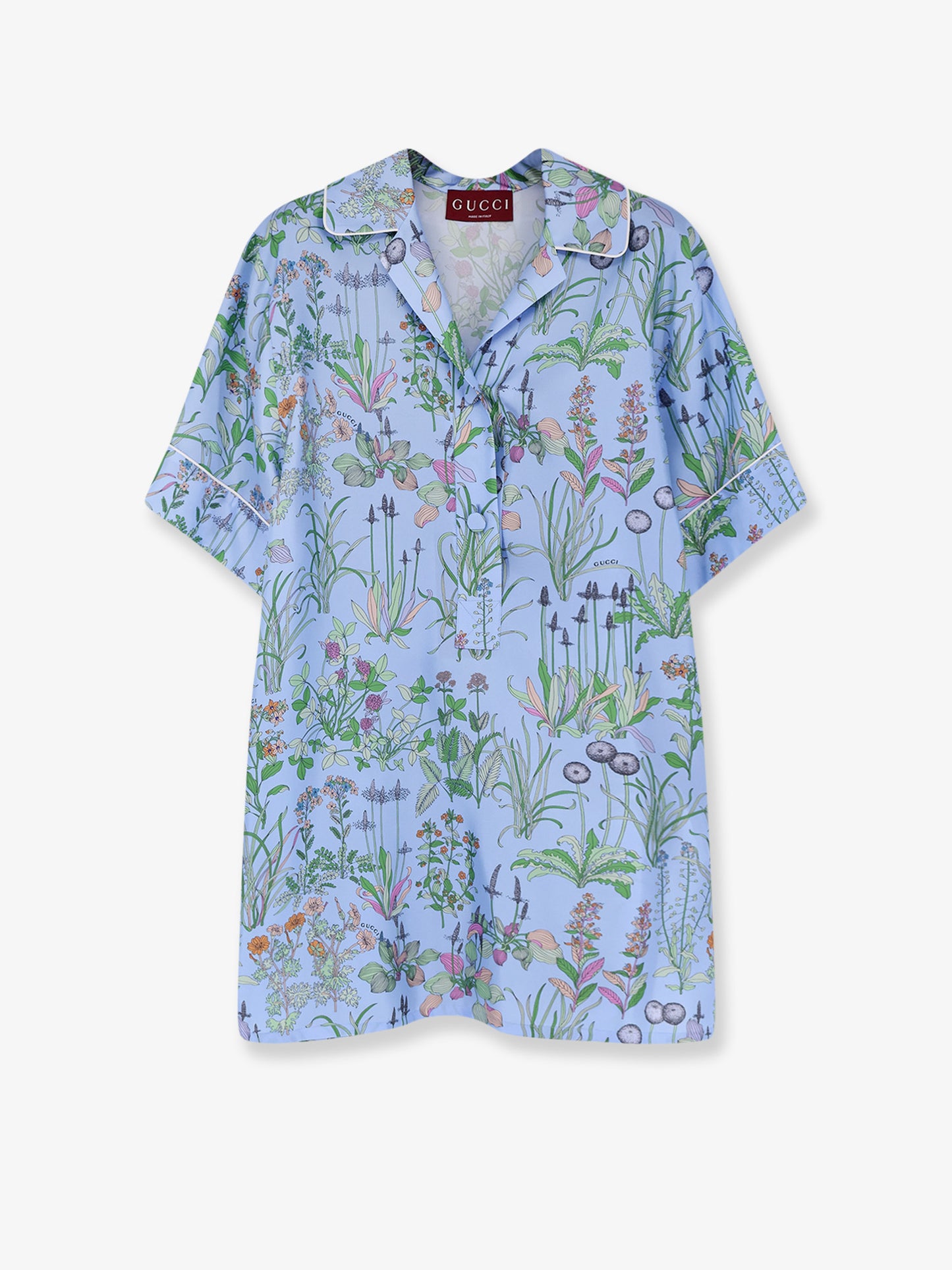 Printed silk shirt