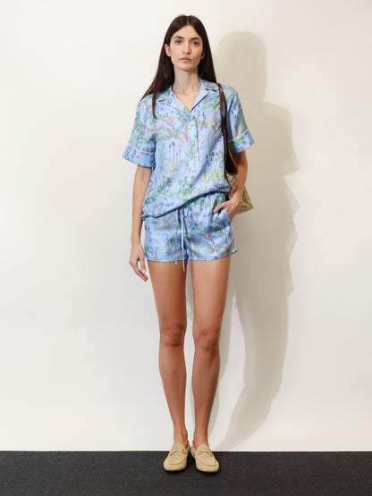 Printed silk shirt thumbnail
