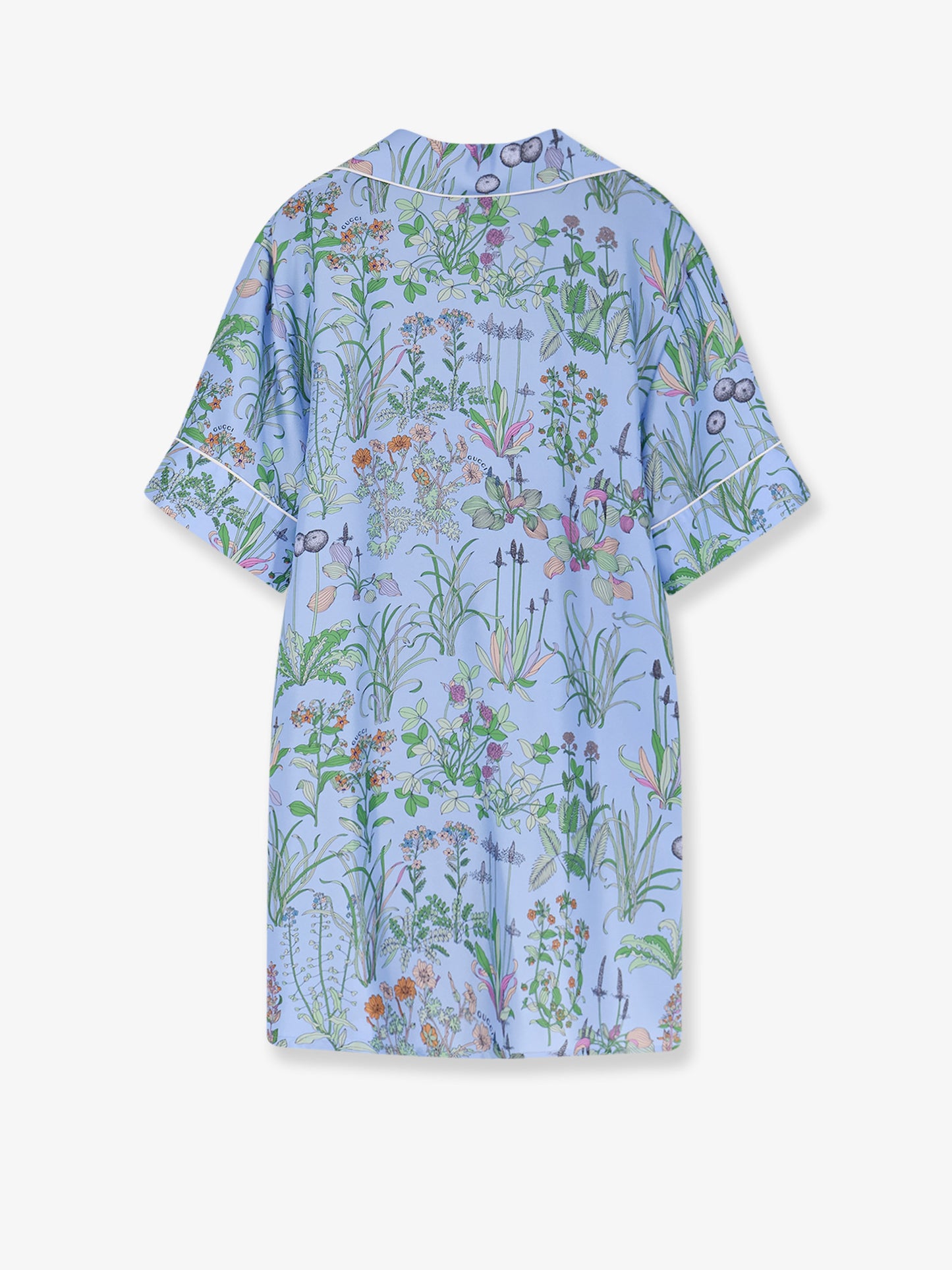 Printed silk shirt