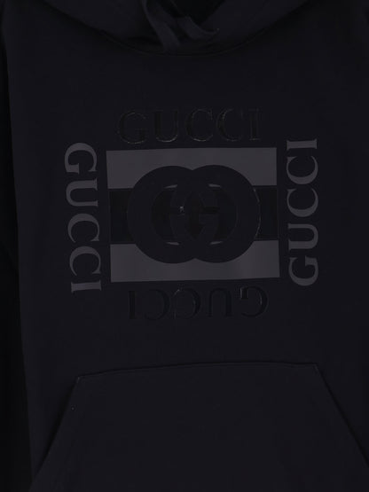 Cotton sweatshirt with GG Incrocio print thumbnail