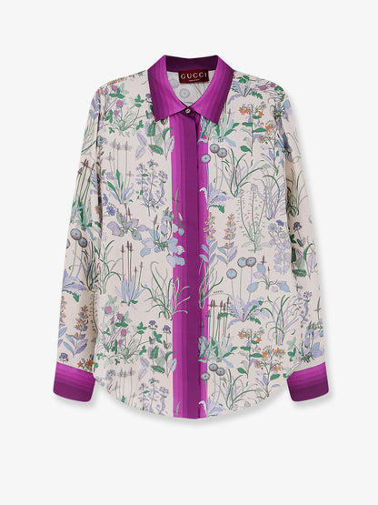 Printed silk shirt thumbnail