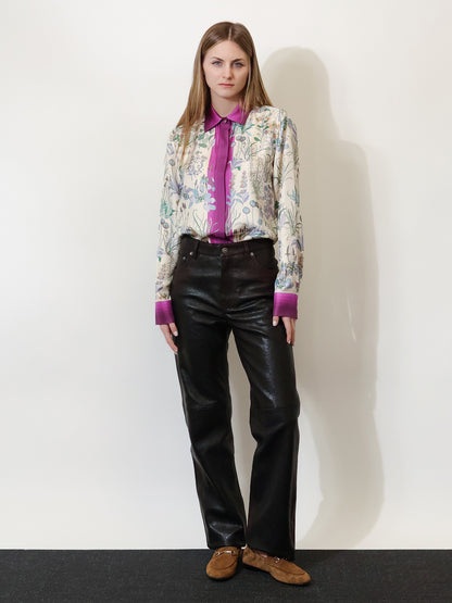 Printed silk shirt thumbnail