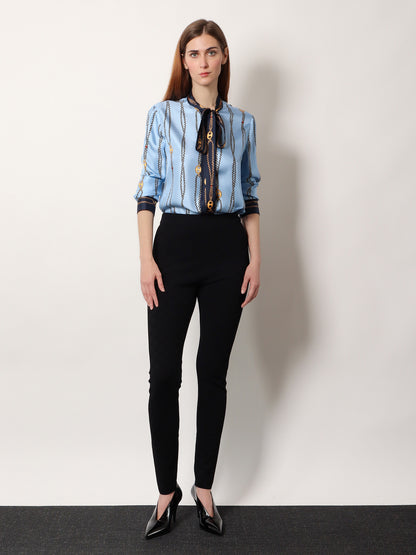 Printed silk twill shirt thumbnail