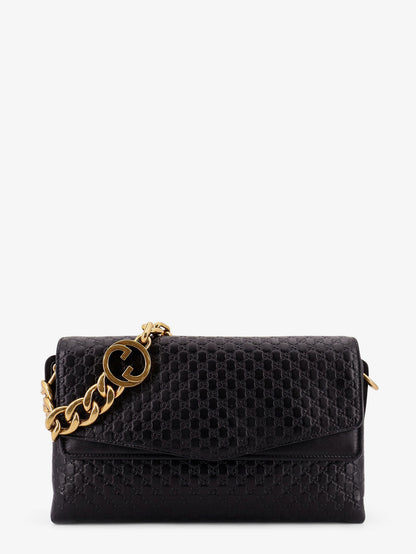 Leather crossbody bag with embossed GG motif thumbnail