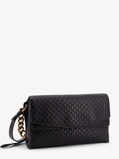 Leather crossbody bag with embossed GG motif thumbnail
