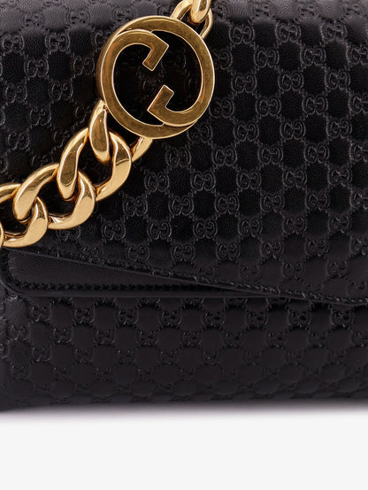 Leather crossbody bag with embossed GG motif thumbnail