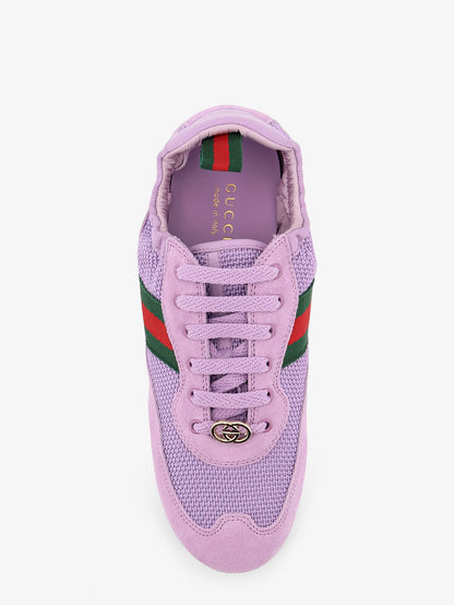 Gucci Shift mesh and suede sneakers thumbnail