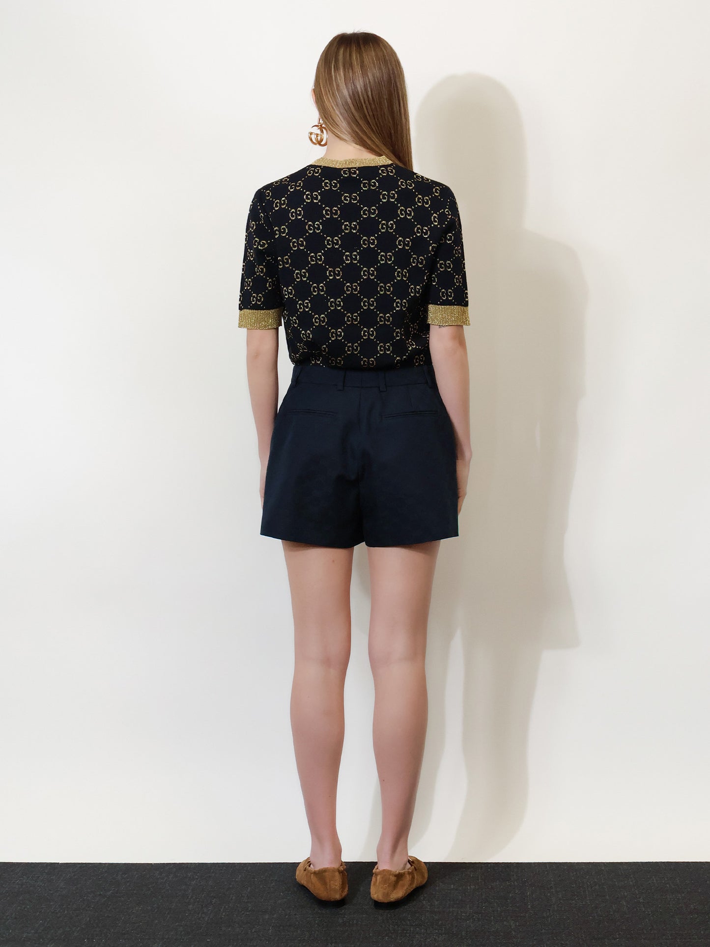 GG cotton blend shorts