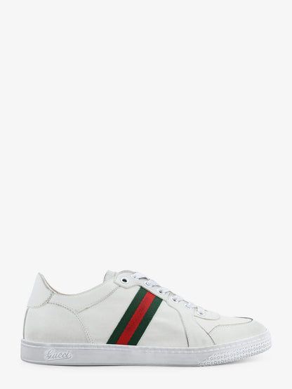 Stretch leather sneakers thumbnail