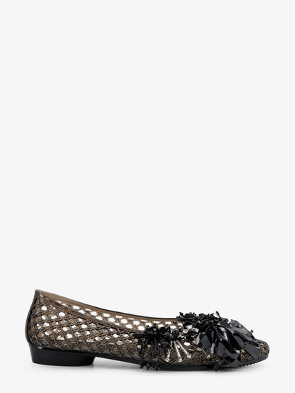 Ballerine in PVC con dettaglio floreale frontale thumbnail