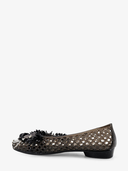 Ballerine in PVC con dettaglio floreale frontale thumbnail