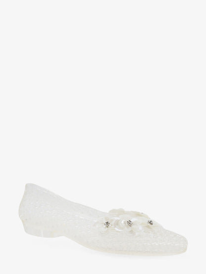 Ballerine in PVC con dettaglio perline frontale thumbnail