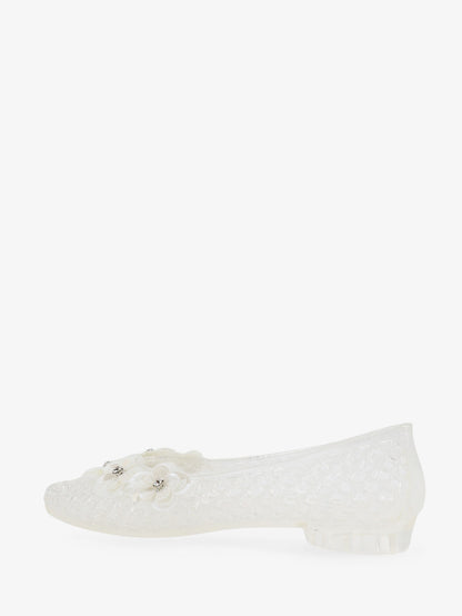 Ballerine in PVC con dettaglio perline frontale thumbnail
