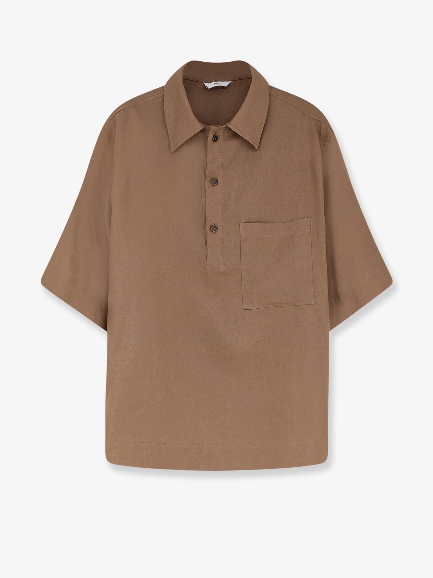 Camicia Montursi in lino e viscosa