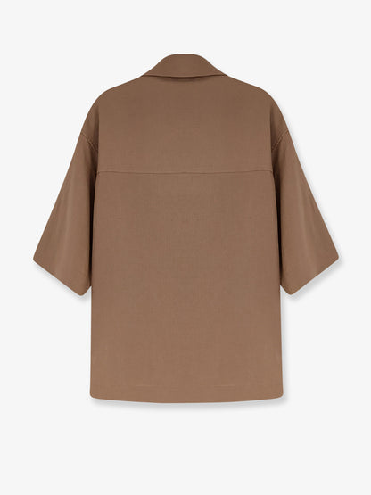 Camicia Montursi in lino e viscosa thumbnail