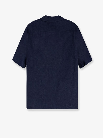 Camicia in blu denim thumbnail