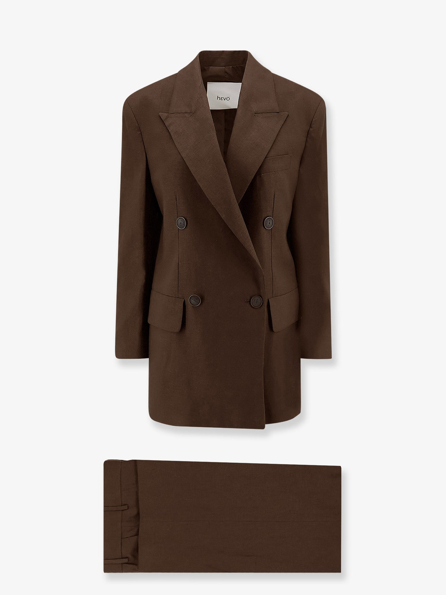 Rocchetta linen and viscose suit