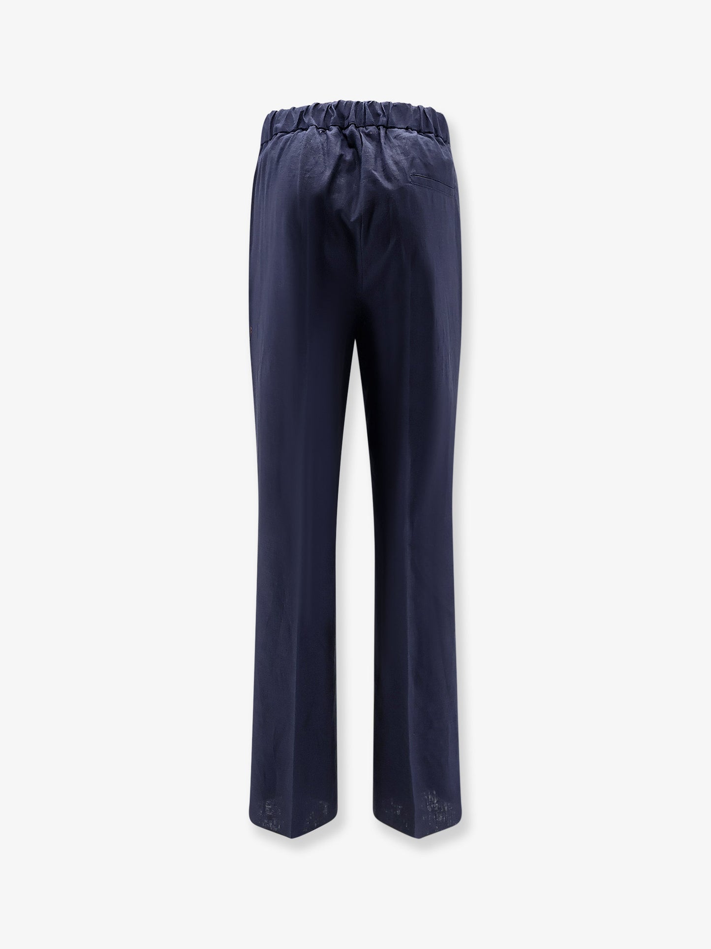 Linen and viscose trousers