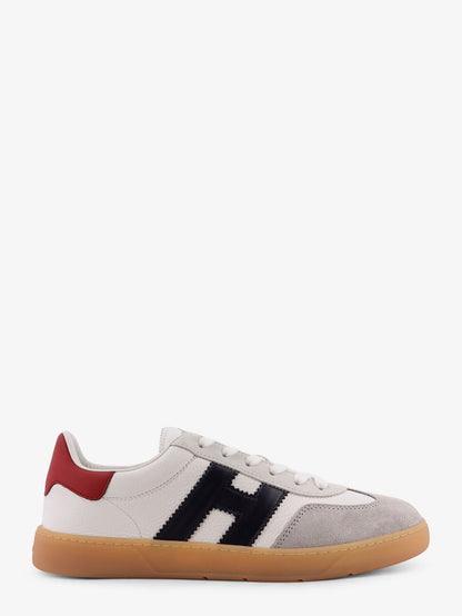 Leather sneakers with suede inserts thumbnail