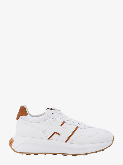 Sneakers in pelle con logo laterale thumbnail