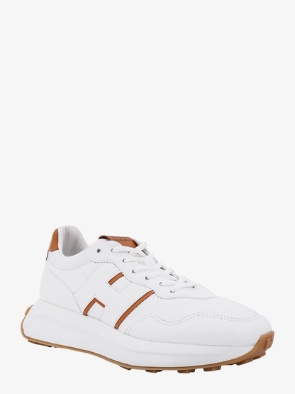 Sneakers in pelle con logo laterale thumbnail