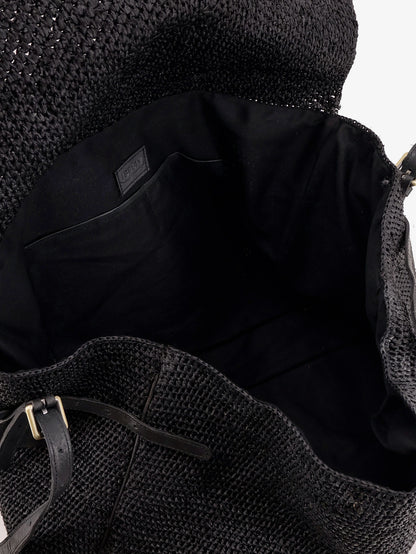 Alpha Raffia Shoulder Bag thumbnail