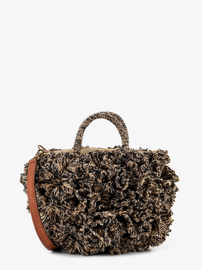 Coral Raffia crossbody bag thumbnail