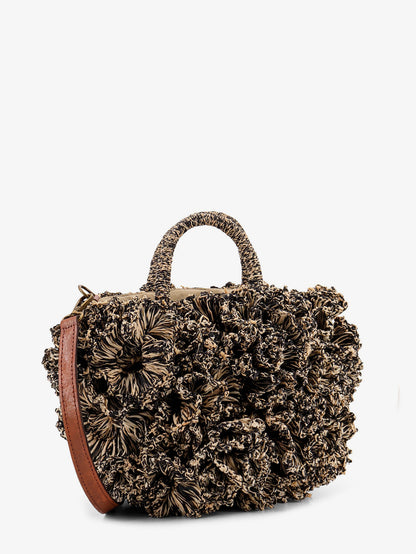 Coral Raffia crossbody bag thumbnail