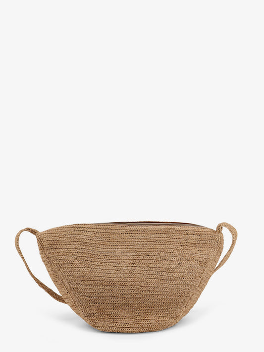 Luna raffia crossbody bag