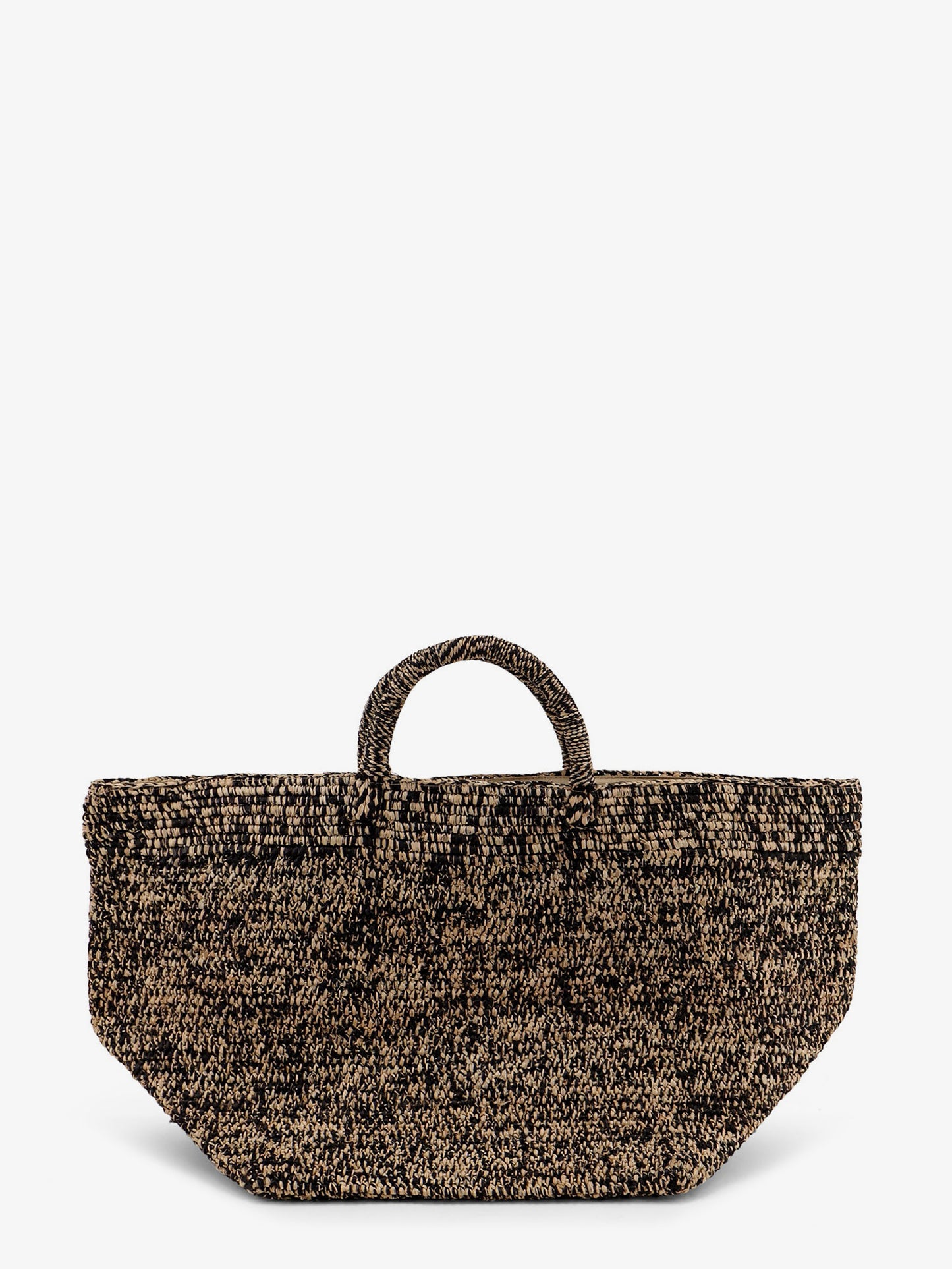 Vanilla raffia handbag