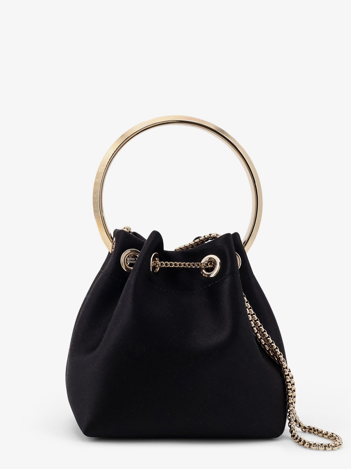 Borsa a secchiello Bon Bon in satin